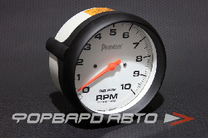 Тахометр 5" черный корпус, белый циферблат 0-10,000 RPM PHANTOM AUTO METER 5898