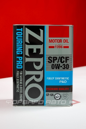Масло моторное 0W30 4л, TOURING PRO FS SP/CF GF-6A (с) ZEPRO 4252-004-0