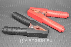 Зажим "Крокодил" 150*105мм  500А пара в изоляции  