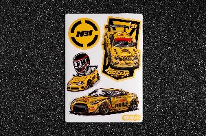 Стикерсет №1 (Gocha Cartoon+GT-R+S15 Gocha) ФОРВАРД АВТО 
