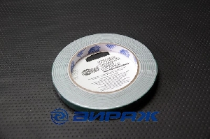 Лента двусторонняя клейкая профессиональная монтажная 12мм х 5м, белая МИЛЕН 