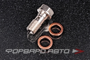 Болт BANJO М10*1,0*22 (1,5 mm) Borgwarner K03-0014, K03-0038 рестриктор подачи масла KINUGAWA 315-01101-008