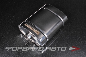 Глушитель Вход = 63 мм Выход = 63 мм Длина = 300 мм, нержавеющая сталь MPE 240x115x300x63.5