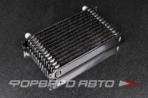 Радиатор масляный 300*175*50 13 рядов универсальный вход AN10 (маслокулер / oil cooler) EPMAN TK-OC13BK-AN10