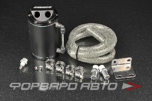 Маслоуловитель круглый черный MISHIMOTO MMOCC-RB