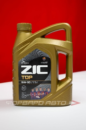 Масло моторное 5W30 4л, TOP PAO SL A3/B4 (c) ZIC 162681