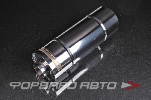 Глушитель Вход = 63 мм Выход = 63 мм Длина = 400 мм, нержавеющая сталь MPE 140x400x63,5