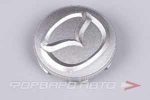Колпачок ступицы для литых дисков Mazda, D56/60мм, Silver_Tech Line Save Car 6_60ммS_TechLine