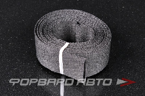 Оплетка 10-20 мм, рулон 3 м, черная (Fabric Heat Shrink .785") TECHFLEX 