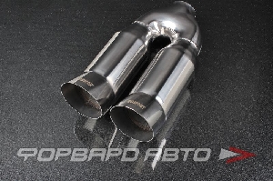 Насадка глушителя Вход = 58 мм Выход = 98 мм (один) Длина = 330 мм "DTM" PROSPORT RS-01636