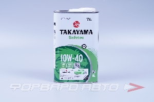 Масло моторное 10W40 1л, SL A3/B4 металл (п/с) TAKAYAMA 605590