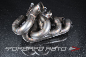 Коллектор выпускной Nissan Silvia SR20DET/VE Topmount T4 TwinScroll Dual Wastegate 38mm (Ceramic Coating 2000 Degree Silver) FULL RACE FR-RM-SR-T4-D44