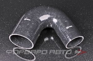 Патрубок силиконовый 76-100 мм, 135° (острый угол), L=150*150 мм, черный FORA ASHU04-135-76>100