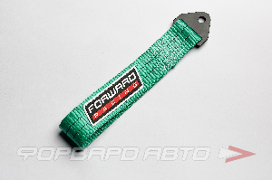 Петля буксировочная, 30 см, зеленая (7,5 тонн нагрузка) FORWARD RACING FU0030GR