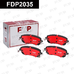 Колодки тормозные FAP FDP2035