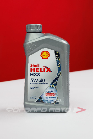 Масло моторное 5W40 1л, HELIX HX8 Synthetic SL A3/B4 SHELL 550051580
