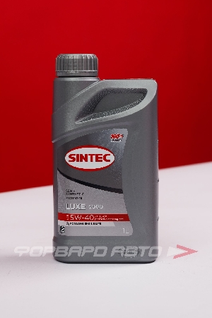 Масло моторное 5W40 1л, LUXE 5000 A3/B4 SL/CF (п/с) SINTEC 600236