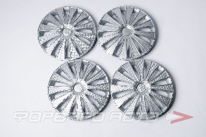 Колпак колесный R14" GMK серебристый, к-т 4шт STAR S1402