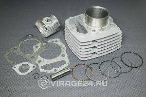 Цилиндро-поршневая группа в сборе 157FMI (125cc) D56,5 (CB125)  