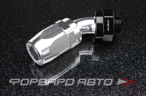 Купить Фитинг M22 - AN12 для масляного радиатора, 45°, под шланг AN AUTOBAHN88  Фитинг M22 - AN12 для масляного радиатора, 45°, под шланг AN AUTOBAHN88