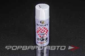 Краска аэрозольная акриловая 400 мл белый глянцевый BOSNY 40