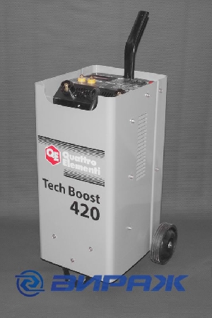 Устройство зарядно-пусковое 220В напряжение12-24В ток зарядки 75А пуск 390А 23кг Tech Boost 420 QE  