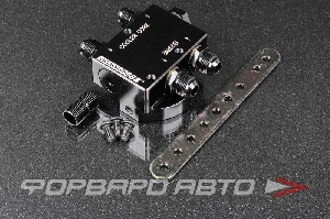 Проставка адаптер под масляный фильтр с термостатом AN10, черная,  M20*P1,5 (85C) AUTOBAHN88 