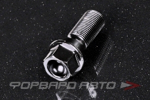 Болт колеса 14*1,25*27 конус с выступом, ключ на 17, сталь, черный ВЕКТОР C17F27 BA