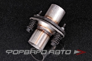 Купить Соединение глушителя демпферное d50, в сборе (фланец с трубой 2 шт, кольцо, болт 2шт, пружины 2 шт) EuroEx 311050 Соединение глушителя демпферное d50, в сборе (фланец с трубой 2 шт, кольцо, болт 2шт, пружины 2 шт) EuroEx 311050