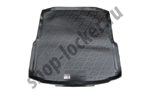 Коврик в багажник SKODA OCTAVIA3 liftback(13-) box серый duo L.LOCKER 