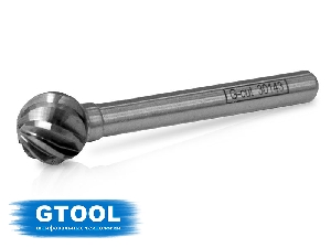 Шарошка по алюминию D6, борфреза  GTOOL, форма D 12*10*6*51 GTOOL 30143