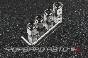 Колпачок вентиля колеса AUDI с шестигранником (не для алюминиевого ниппеля) MELCO TA003