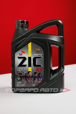 Масло моторное 5W40 4л, X7 SN/CF (с) ZIC 162662