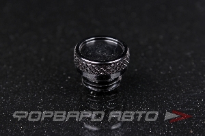 Заглушка М12*1,5мм гайки колесной, черная, OD-16mm, H - 6mm, Aluminum Cap Black TPI BAL451606X01-BC999ZZ