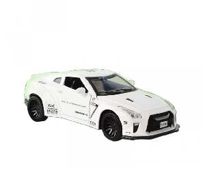 Модель Nissan GT-R R35 LB-WORKS,  масштаб 1:32, металлическая, инерционная, световые и звуковые эффекты  