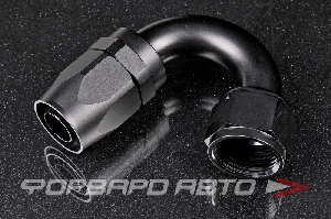Фитинг AN12 150°, под шланг AN, черный MELCO 