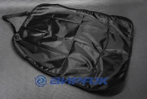 Накидка на сиденье переднее, защита от грязных ног (органайзер) чёрный ZORK 