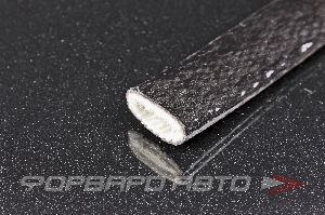 Термоизоляция шлангов и проводов с силиконовым покрытием 19 мм черная  