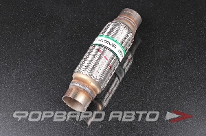 Гофра глушителя 50*200*260/3 + фланец (Innerbraid) трехслойная EuroEx 50x200x260/3
