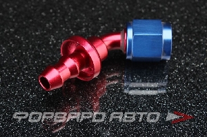 Купить Фитинг AN4 45°, под шланг 7 мм, Push Lock AUTOBAHN88  Фитинг AN4 45°, под шланг 7 мм, Push Lock AUTOBAHN88