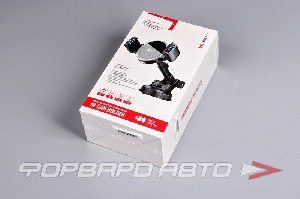 Держатель телефона на присоске,черно-серебристый HOCO S12 Lite