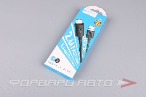 Кабель USB Micro черный 1м HOCO X88