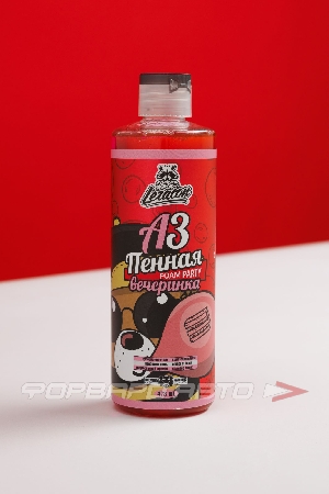 Шампунь для ручной мойки A3 "ПЕННАЯ ВЕЧЕРИНКА" FOAM PARTY BUBBLE GUM, 473 мл LERATON 010204
