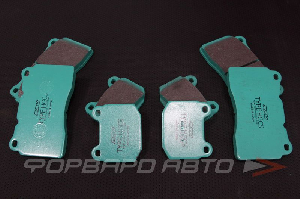 Колодки тормозные Subaru Impreza WRX STI GDB / MMC Lancer EVO CT9A CP9A передние + задние HC-CS 50-800C PROJECT MU FR90606