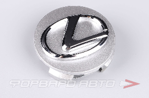 Колпачок ступицы для литых дисков Lexus, 56-62-61.5 мм, Silver <> LX-02