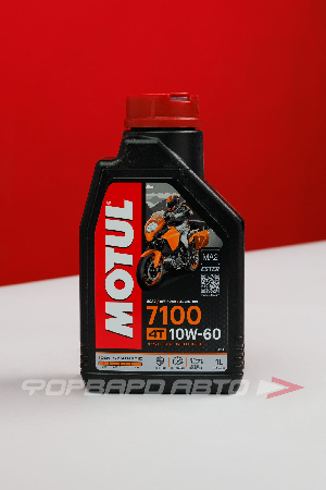 Масло моторное 10W60 1л, 4T 7100 100% Synth.Ester SP MA2 (с) MOTUL 104100