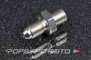 Фитинг AN4 - M12*1,25 мм, нержавеющая сталь KINUGAWA 