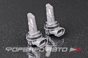 Лампы светодиодные головного света E4P/H8/H11 c вентилятором компактные 12V 25W 2500Lm 5500K SARITI E4P/H11 12V