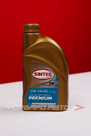 Масло моторное 5W40 1л, PREMIUM 9000 A3/B4 SN/CF (c) SINTEC 600106