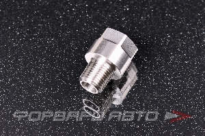 Фитинг адаптер 1/8" - M10*1,25 мм, наружная и внутренняя резьбы (нерж) AB88 